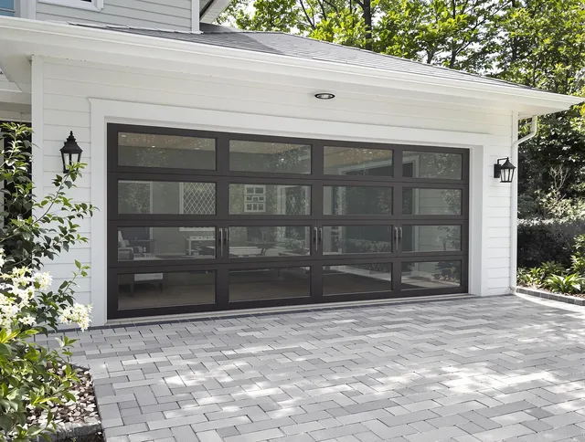 Pasadena Garage Door Repair design specialist presenting custom garage door options to Pasadena homeowner