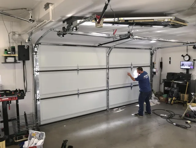 Professional garage door repair service by Pasadena Garage Door Repair in Pasadena