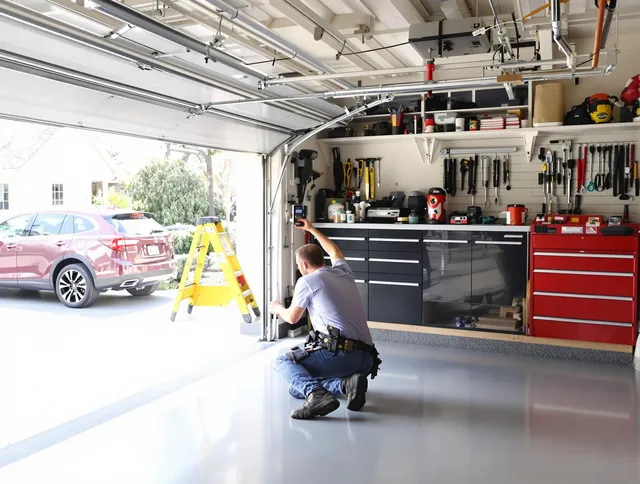Local garage door repair service by Pasadena Garage Door Repair in Pasadena