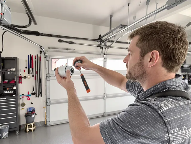 Garage door opener repair service by Pasadena Garage Door Repair in Pasadena