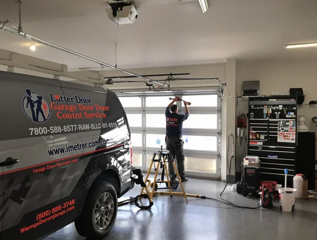 Pasadena Garage Door Repair team performing same-day garage door repair in Pasadena
