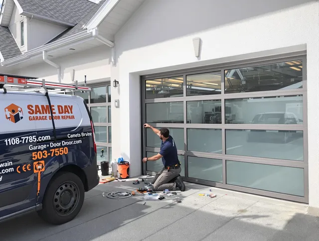 Same-day garage door repair service by Pasadena Garage Door Repair in Pasadena