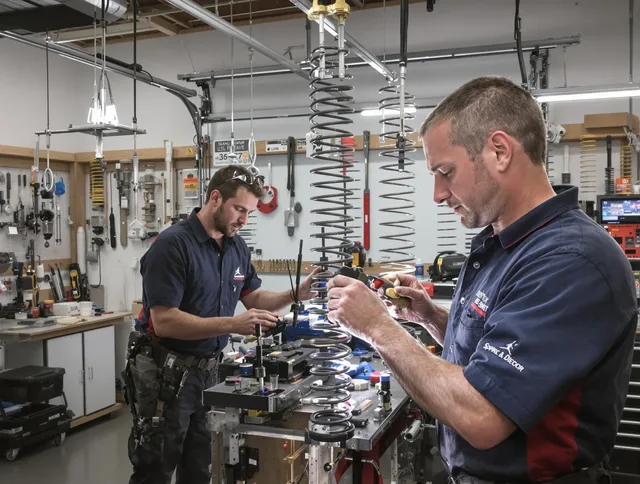Garage door spring repair service by Pasadena Garage Door Repair in Pasadena