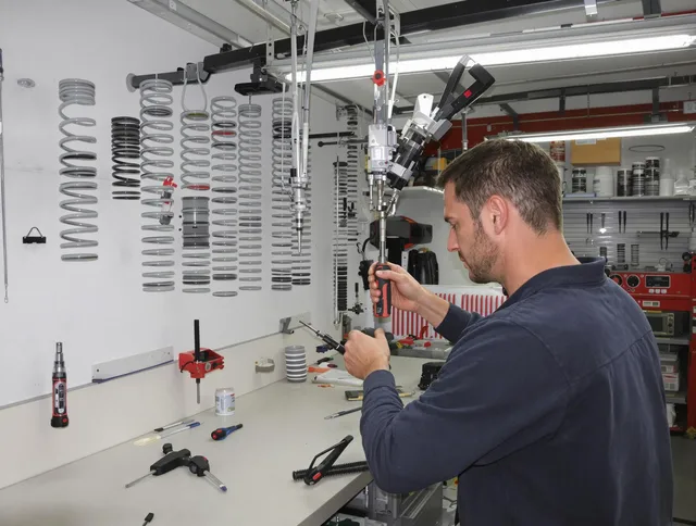 Pasadena Garage Door Repair safety certified technician performing precision spring replacement in Pasadena